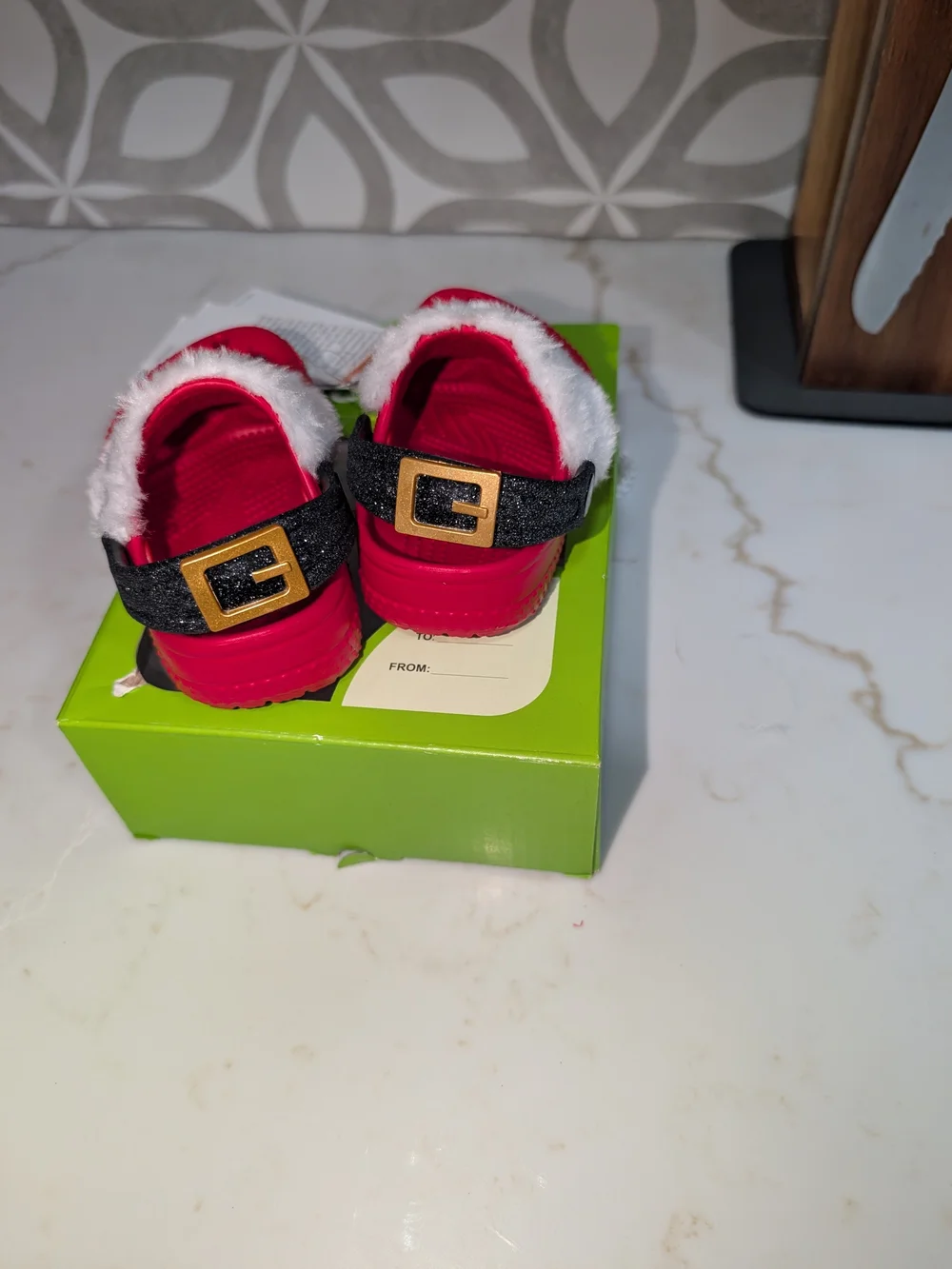 Baby Santa Crocs, Ready To Give In Box 2/3